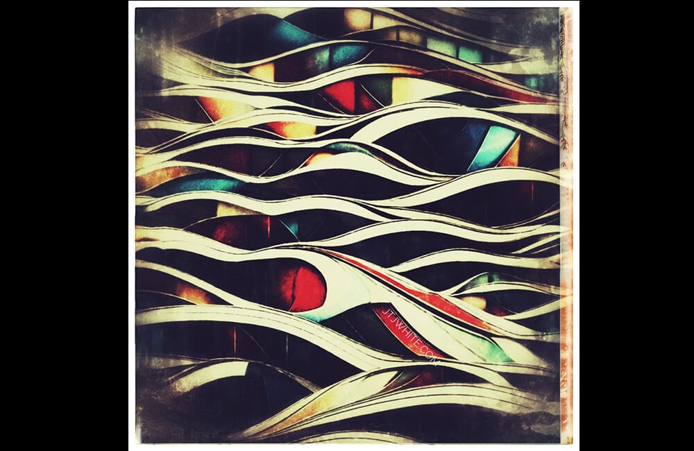 Artwork by JTJ White titled titled as 'Slippery Slopes